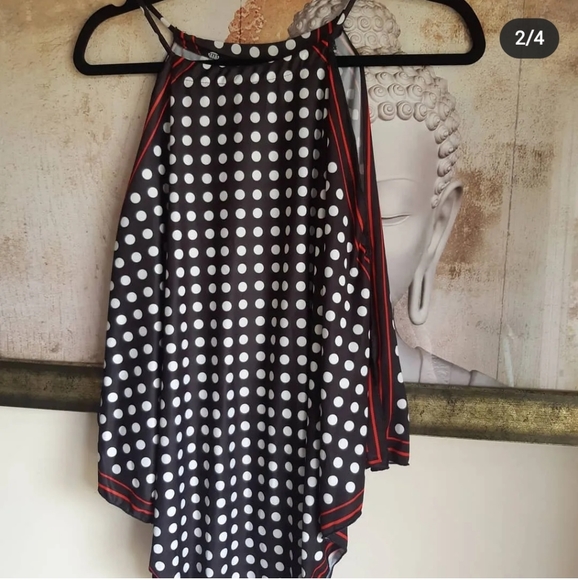 Zara polka dot strappy top - Picture 4 of 4